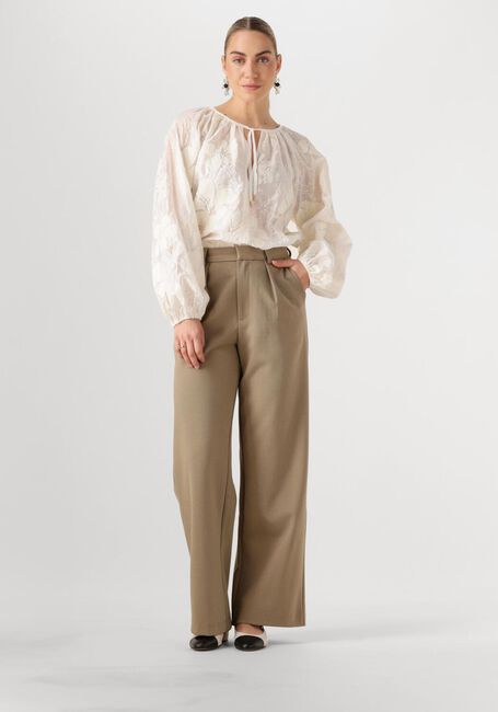Gebroken wit NUKUS Blouses YONI TOP EMBROIDERY - large