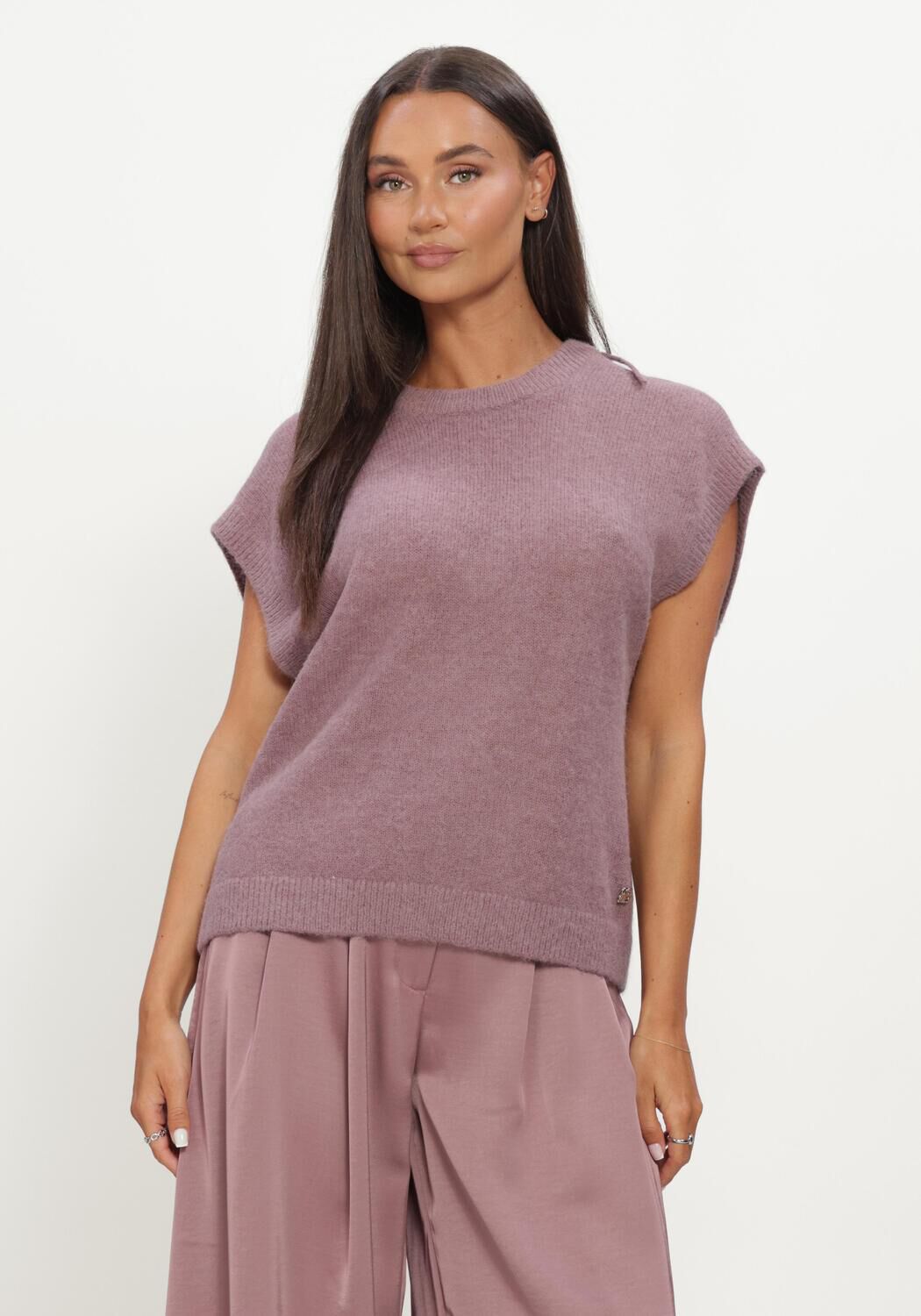 Paarse DANTE6 Tops & T-shirts ENOHA OPEN BACK SWEATER - large