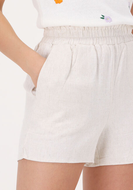 Beige Y.A.S. Korte broek YASVIGGI HW SHORTS - large
