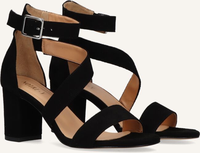 Zwarte NOTRE-V Platte sandalen 7836 Zwarte NOTRE-V Platte sandalen 7836 - large