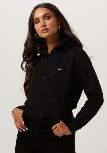 Zwarte TOMMY JEANS Trui TJW REGULAR FLEECE HOODIE - large