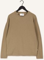 Camel SELECTED MEN Trui SLHPARKON LS KNIT CREW NECK G Camel SELECTED MEN Trui SLHPARKON LS KNIT CREW NECK G - medium
