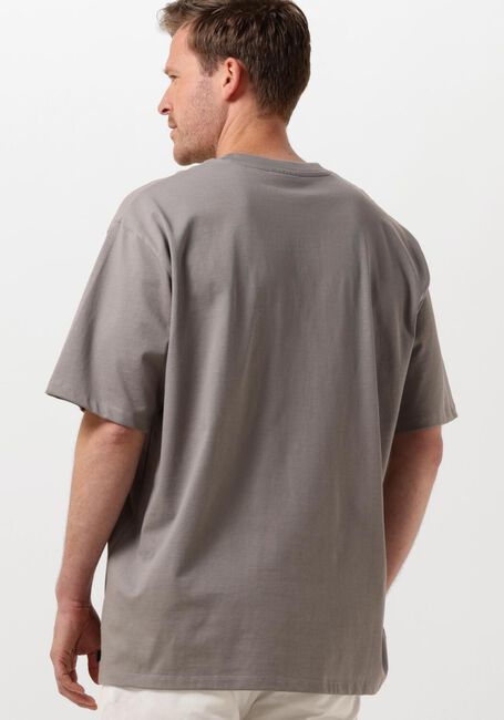 Grijze SCOTCH & SODA T-shirt 3 CROSSES LOOSE FIT CHEST POCKET T-SHIRT - large