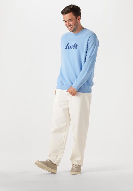Lichtblauwe FORÉT Sweater SPRUCE SWEATSHIRT - large