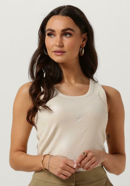 Gebroken wit SUMMUM T-shirt RIB TANKTOP COTTON RIB - large