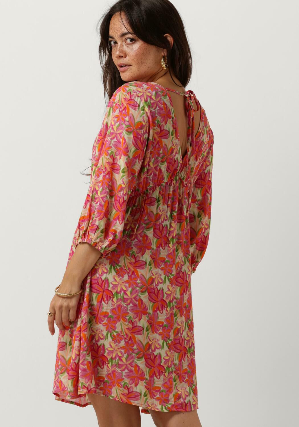 YDENCE Dames Jurken Dress Kyra Fuchsia