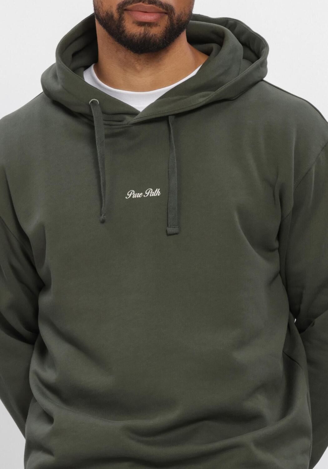 Donkergroene PURE PATH Sweater FOREST ROOTED - large