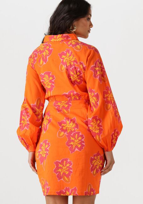 Oranje NOTRE-V Mini jurk NV-FLEURETTE - large