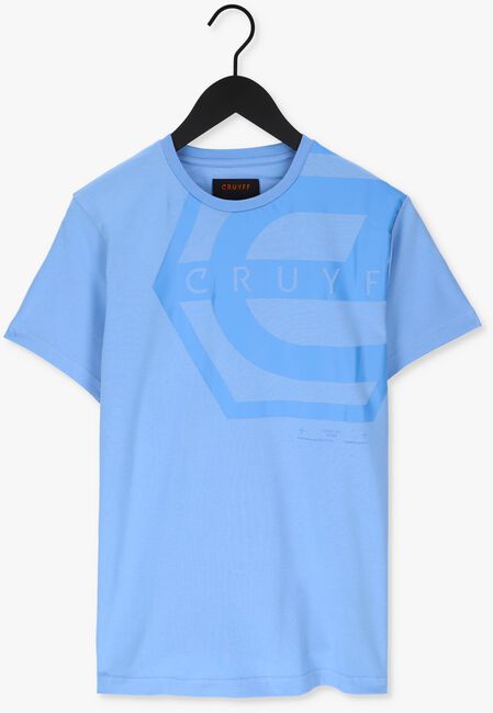 Blauwe CRUYFF T-shirt SAUL T-SHIRT - 95 / 5 COTTON / ELASTHAN - large