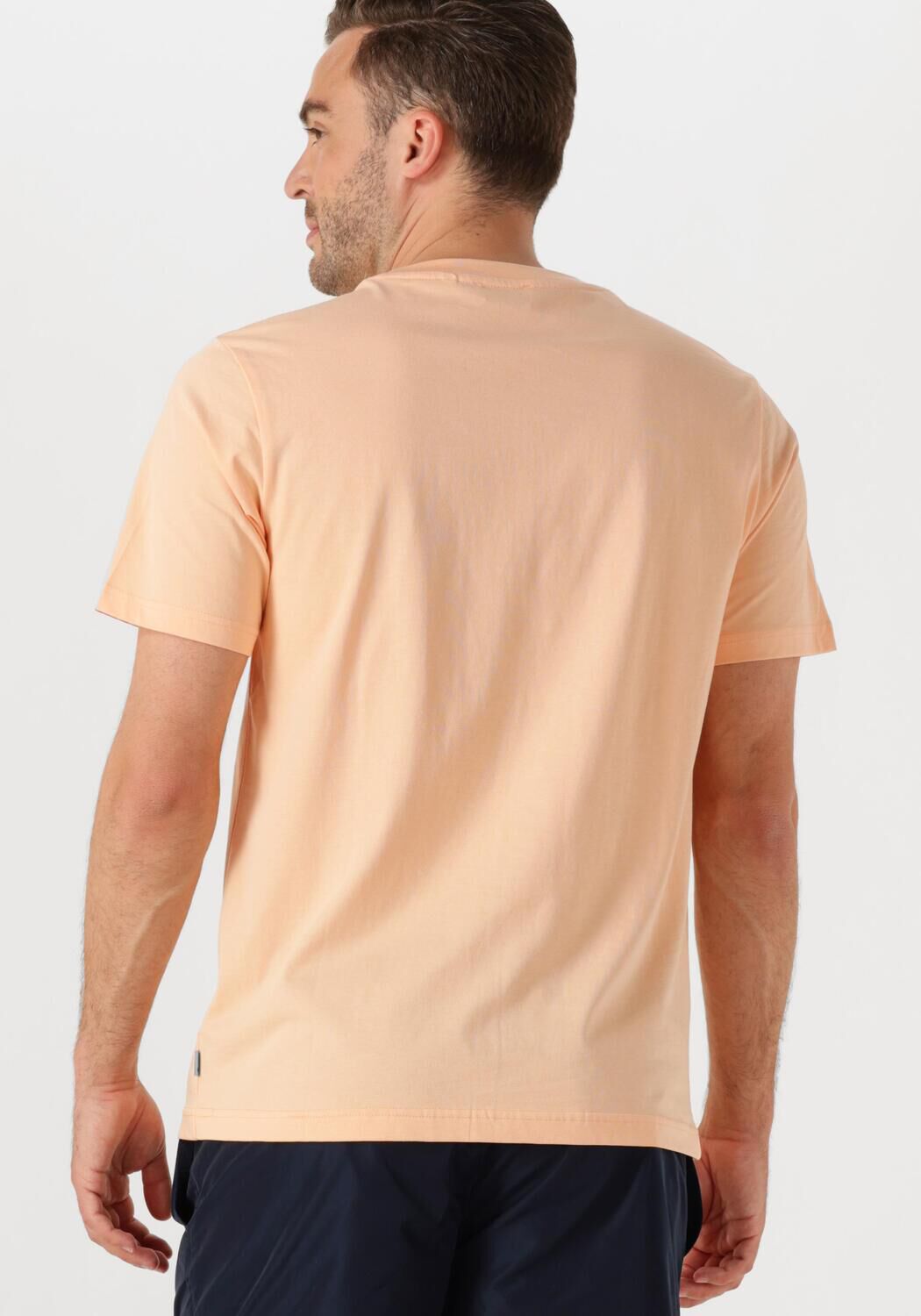 SHIWI Heren Polo's & T-shirts Men Liam Regular T-shirt Paradise Oranje