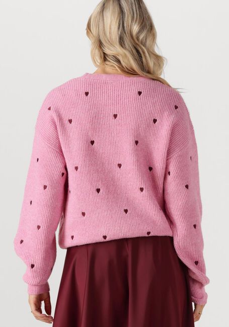 Roze Y.A.S. Vest YASBOW LS EMBROIDED KNIT CARDIGAN - large