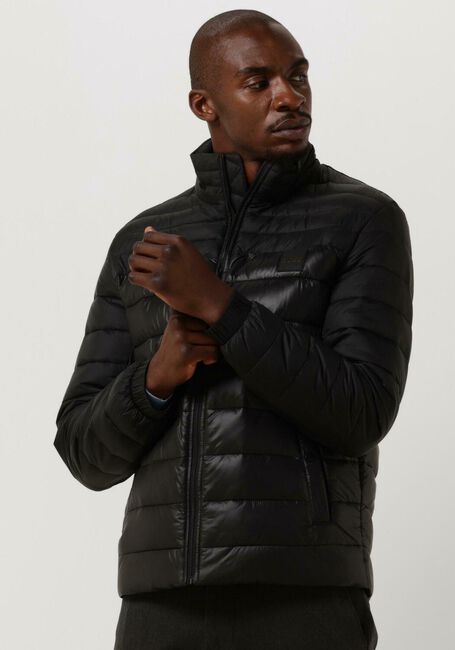 Zwarte BOSS Gewatteerde jas ODEN - large