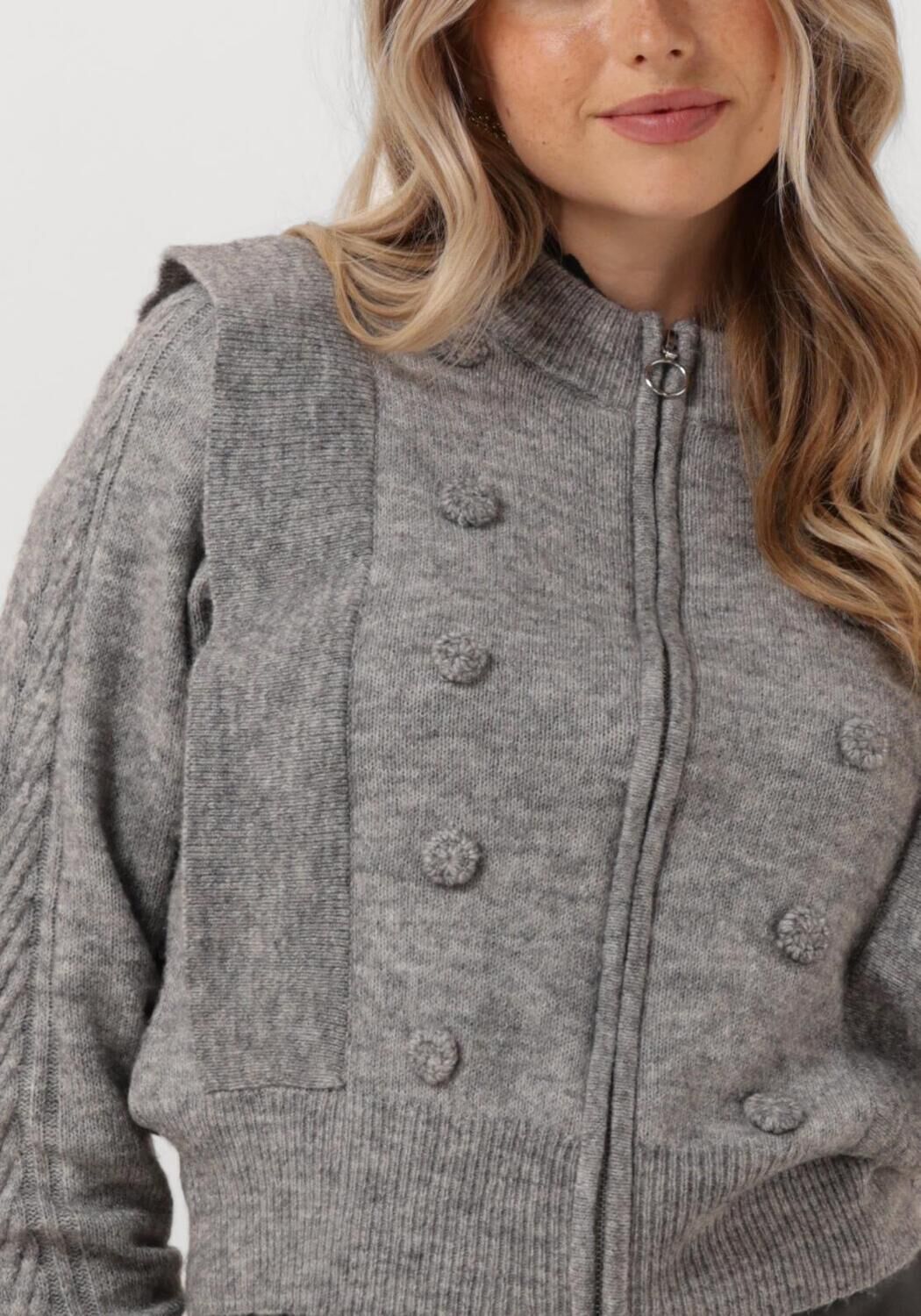 LOLLYS LAUNDRY Dames Truien & Vesten Noviall Cardigan Ls Grijs