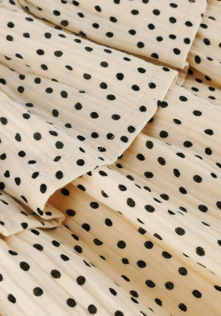 Witte CARLIJNQ Minirok MINI DOTS - LAYERED SKIRT - large