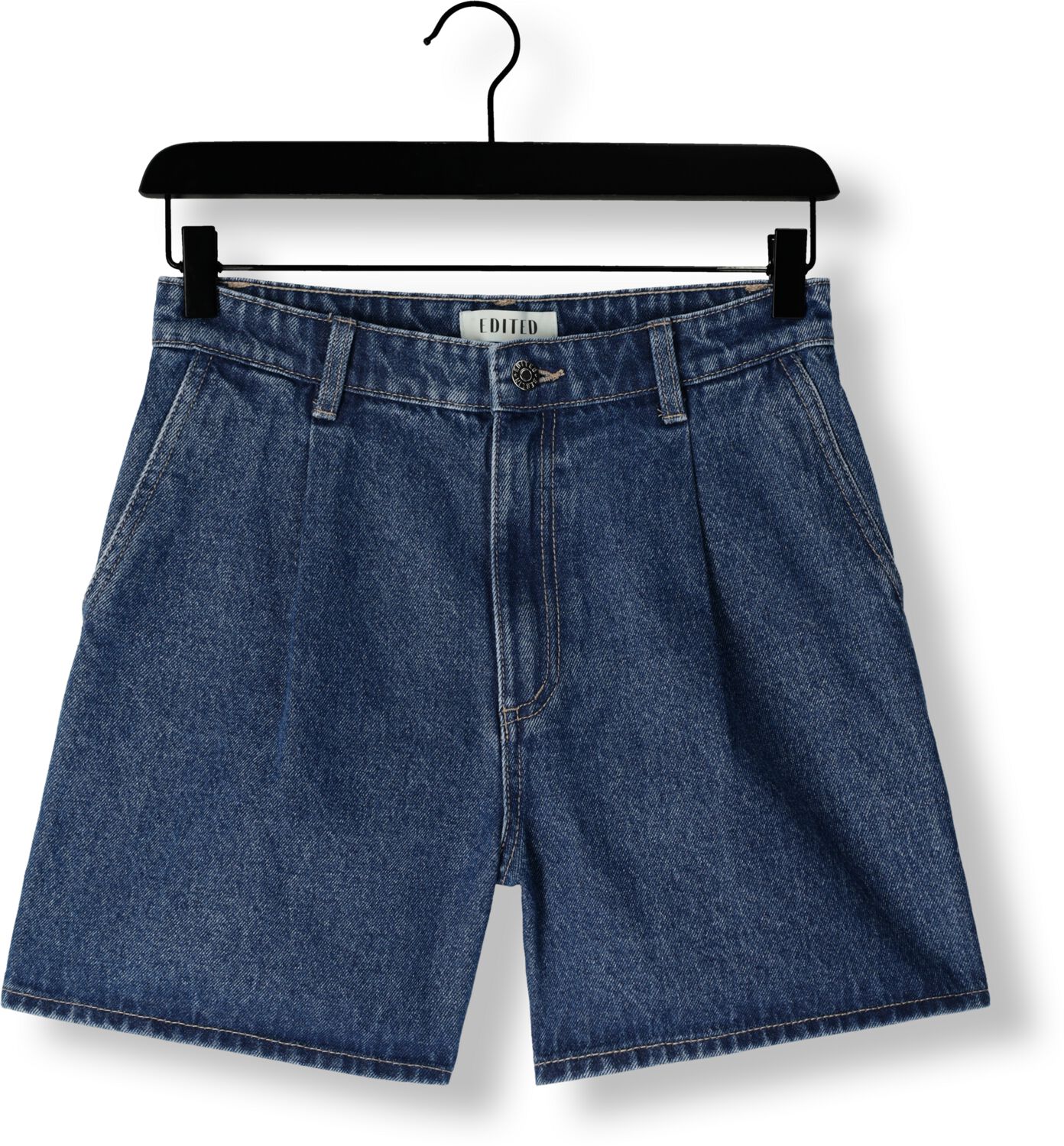 EDITED Dames Jeans Lilyan Shorts Blauw