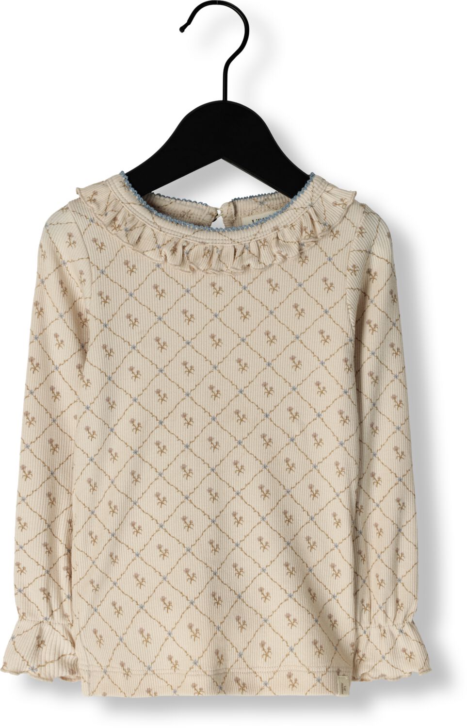 LIL' ATELIER Meisjes Tops & T-shirts Nmfgago Kug Ls Slim Top Lil Beige