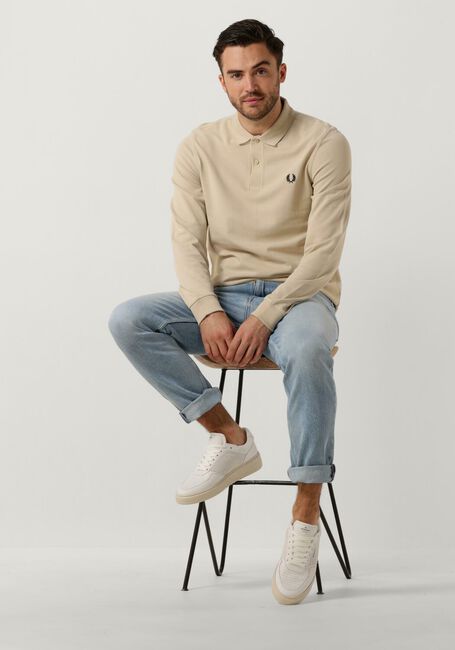 Zand FRED PERRY Polo THE LONG SLEEVE FRED PERRY SHIRT - large