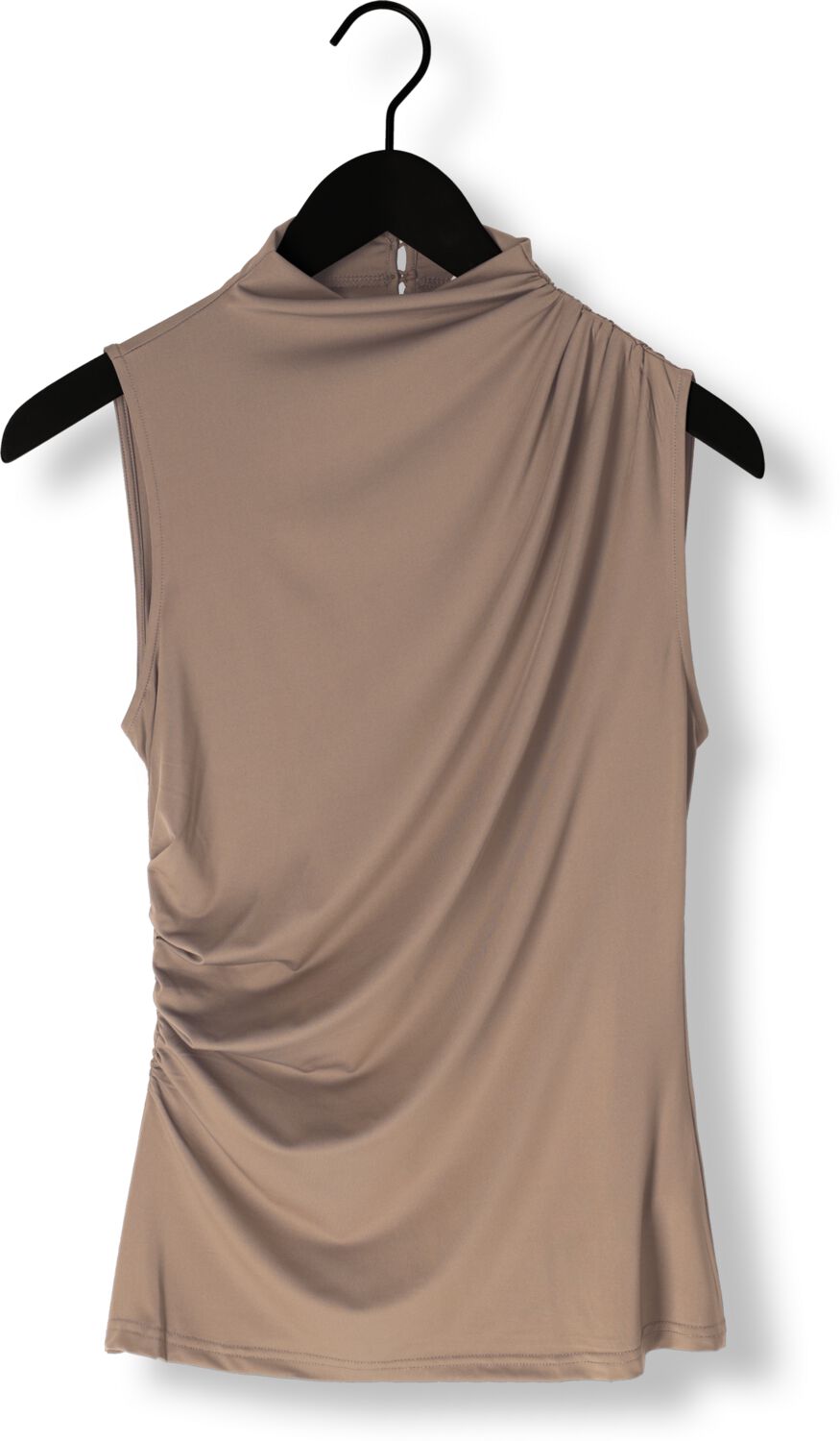 ROSEMUNDE Dames Tops & T-shirts Billie Sl Drape Top Bruin