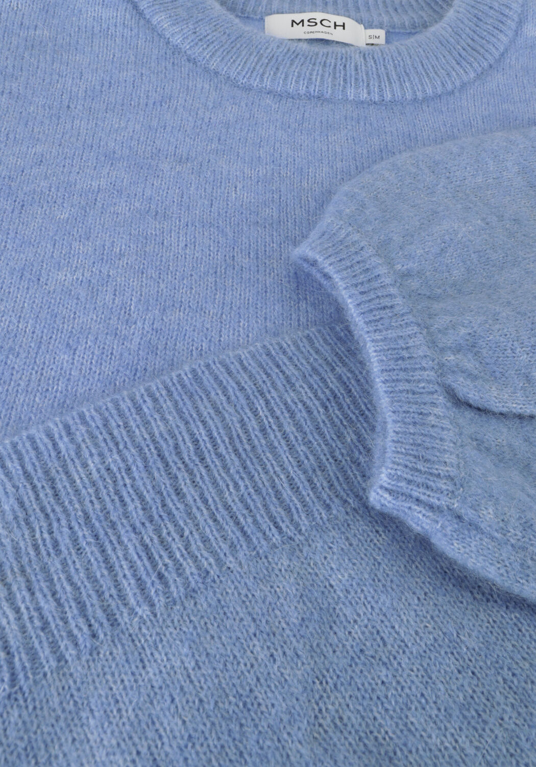 Blauwe MSCH COPENHAGEN Trui MSCHPETRINELLE HOPE 2/4 PULLOVER - large
