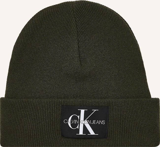 Groene CALVIN KLEIN Muts J BASIC MEN KNITTED BEANIE Groene CALVIN KLEIN Muts J BASIC MEN KNITTED BEANIE - large