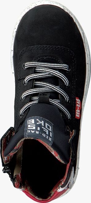 Zwarte RED-RAG Hoge sneaker 13195 - large