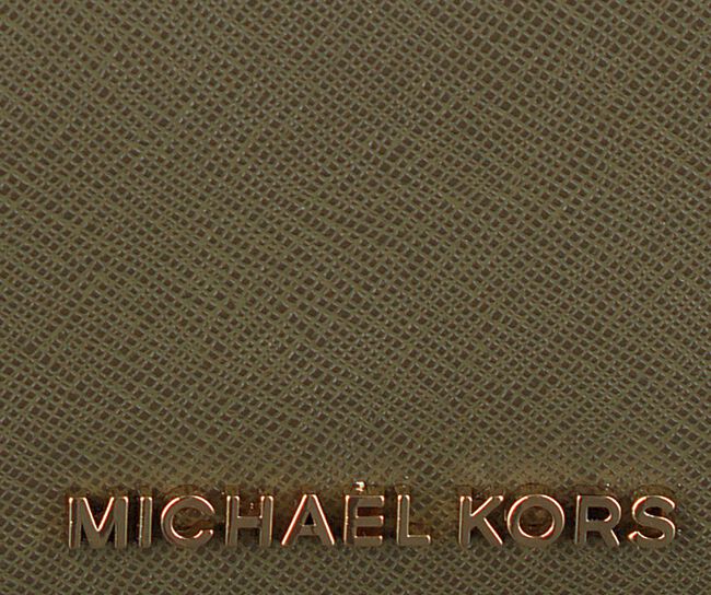 Groene MICHAEL KORS Portemonnee FLAP CARD HOLDER - large