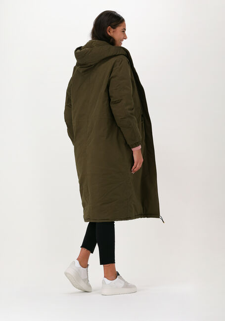 Groene SCOTCH & SODA  REVERSIBLE HOODED PARKA WITH R - large