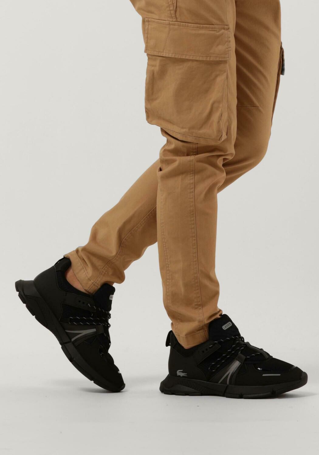 Lacoste zwarte 2025 sneakers