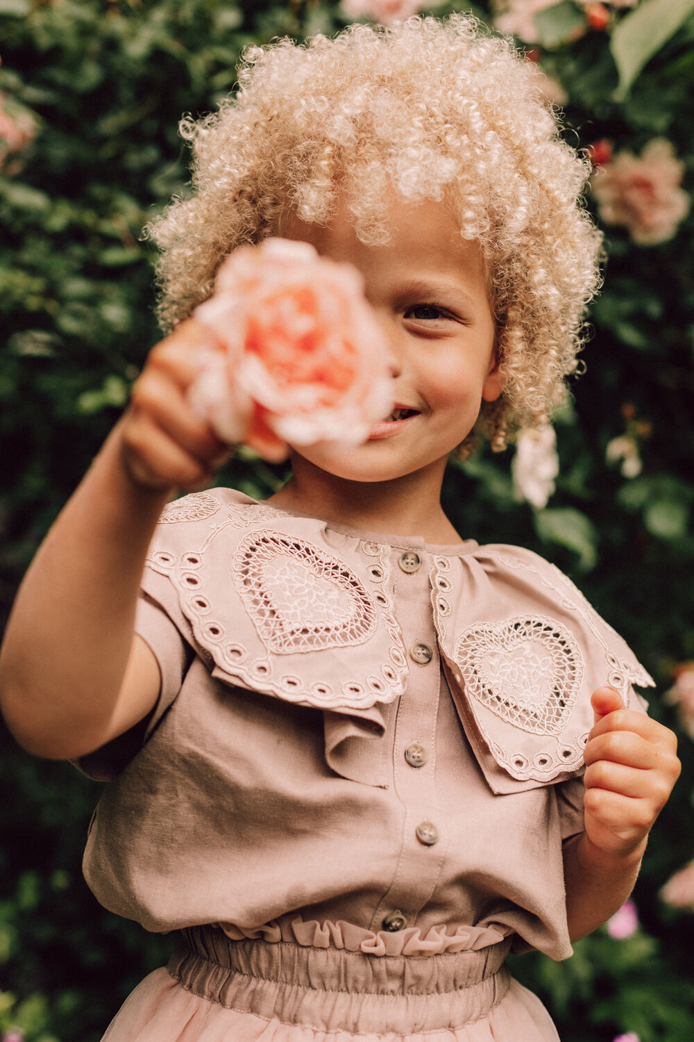 Bruine BAJE STUDIO Blouses LOUEN - large