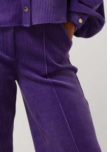 Paarse HARPER & YVE Wijde broek HOLLY-PA - large
