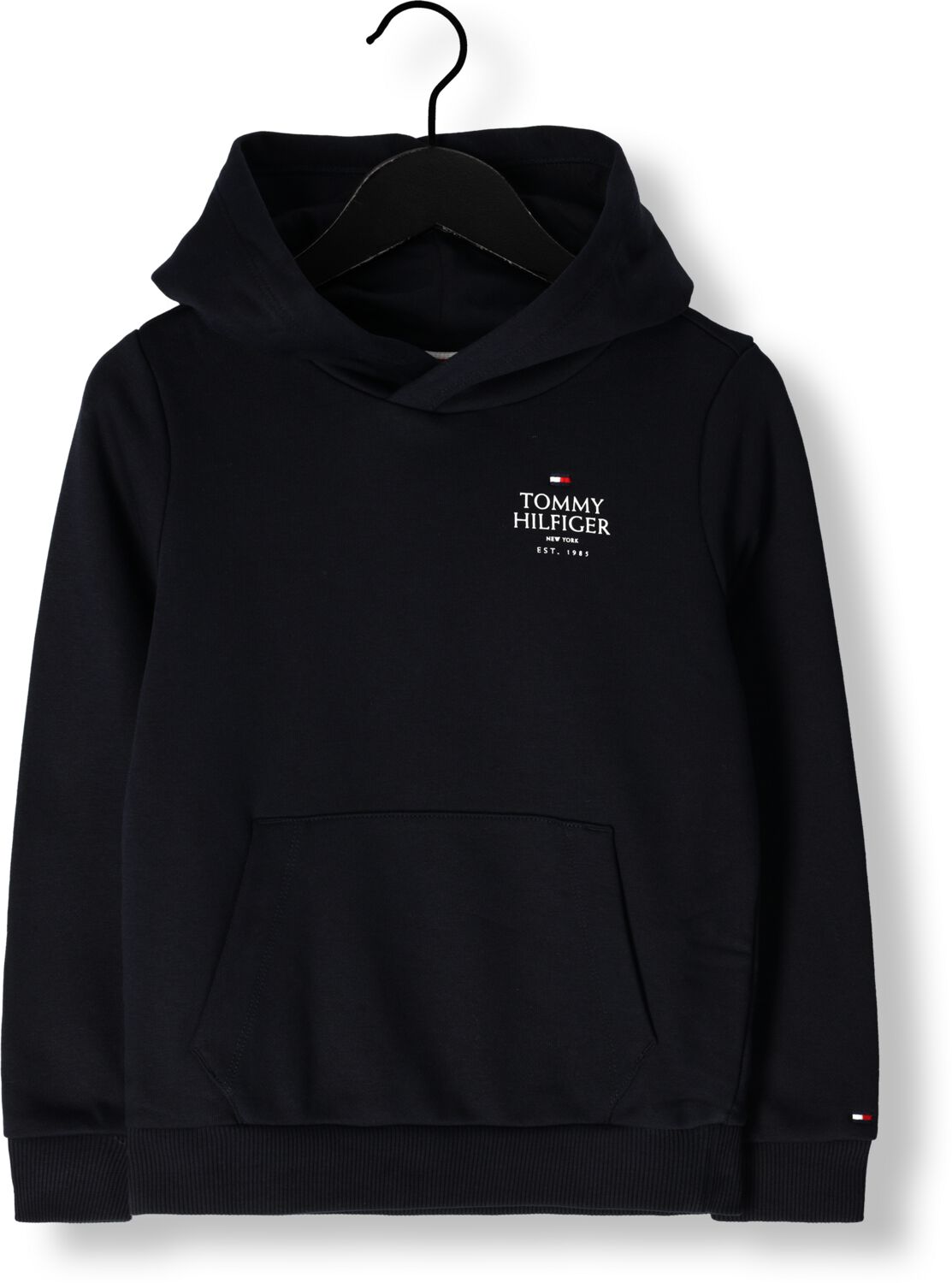 TOMMY HILFIGER Jongens Truien & Vesten Th Logo Puff Print Reg Hoodie Blauw