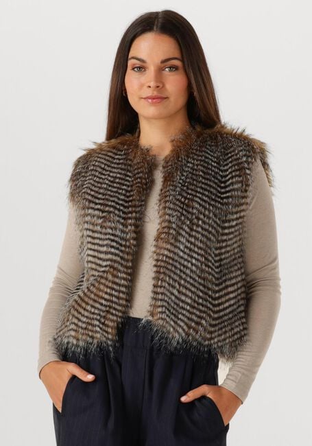 Multi BY-BAR Gilet NORI FAUX FUR GILET - large