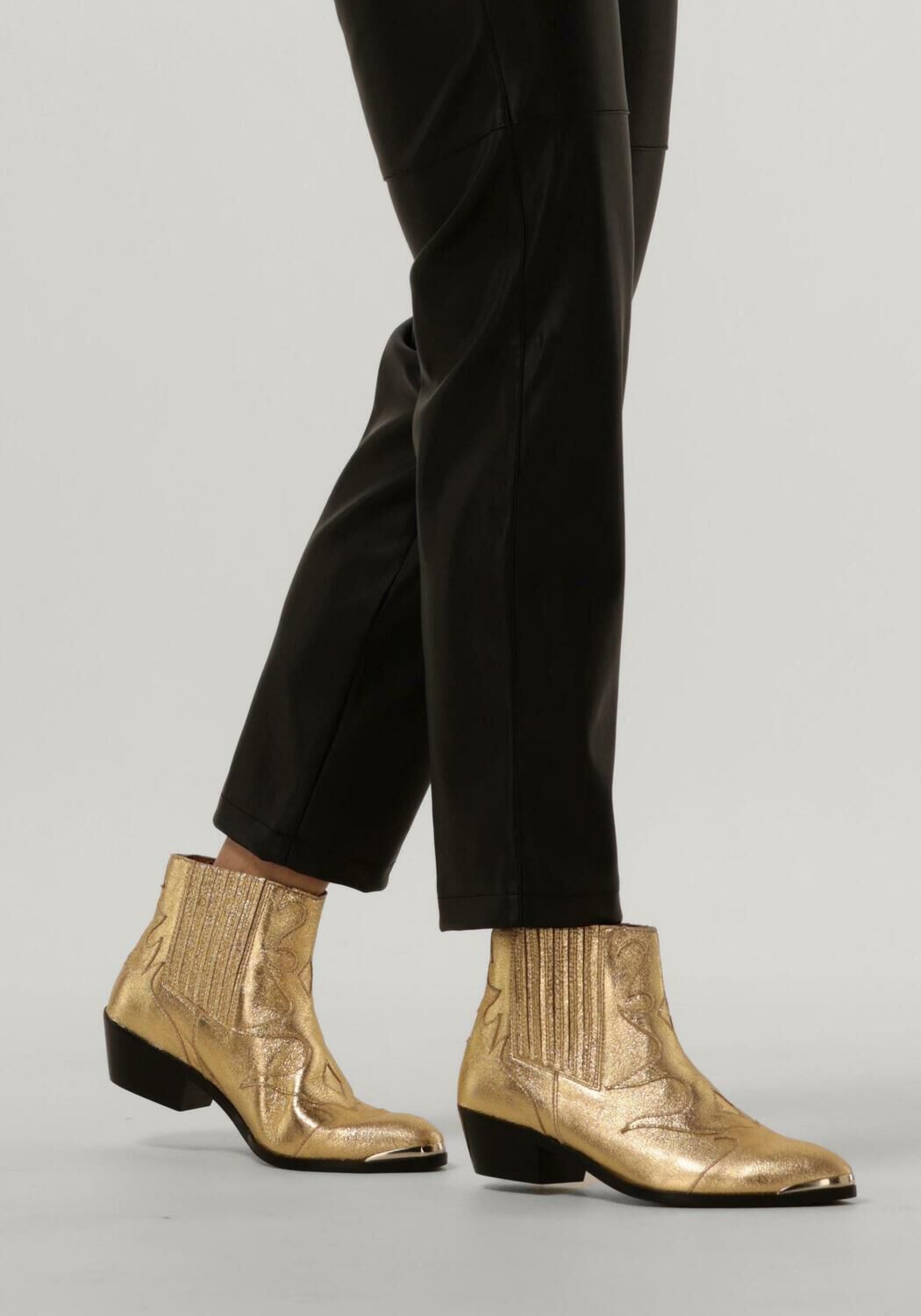 Gouden TORAL Enkellaarsjes SONIA - large