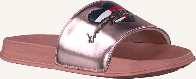 Roze TOMMY HILFIGER Badslippers HEART PPINT POOL SLIDE Roze TOMMY HILFIGER Badslippers HEART PPINT POOL SLIDE - large