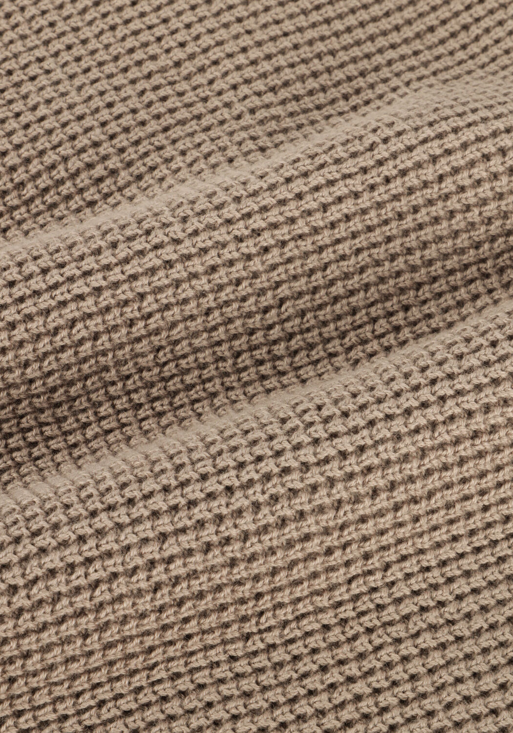 Taupe CALVIN KLEIN Sweater MONOLOGO BADGE SWEATER - large