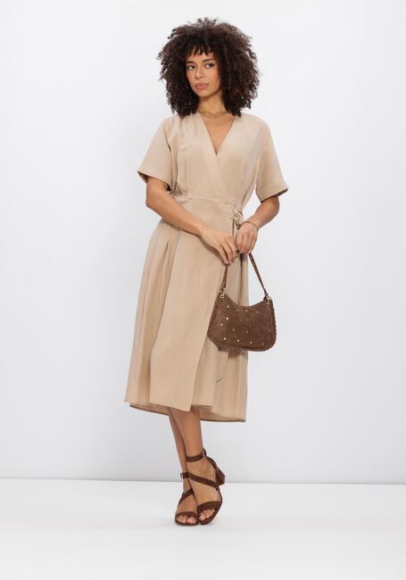 Beige TWINSET MILANO Midi jurk 261TT2554 - large