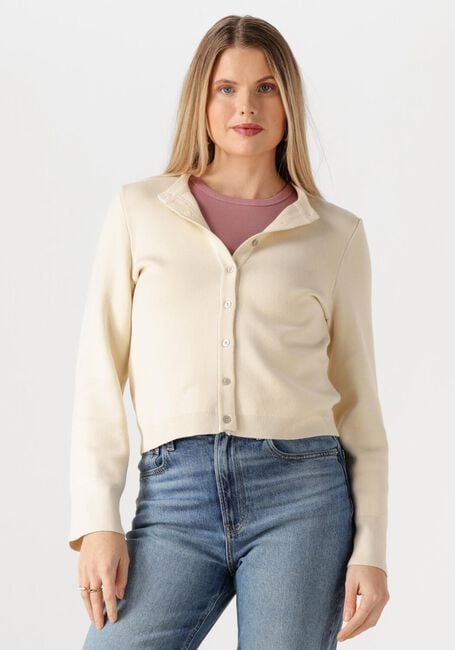 Gebroken wit Y.A.S. Vest YASEENA LS KNIT CARDIGAN - large