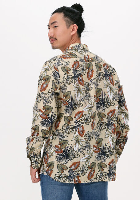 Zand DSTREZZED Casual overhemd SHIRT LEAFS LINEN - large