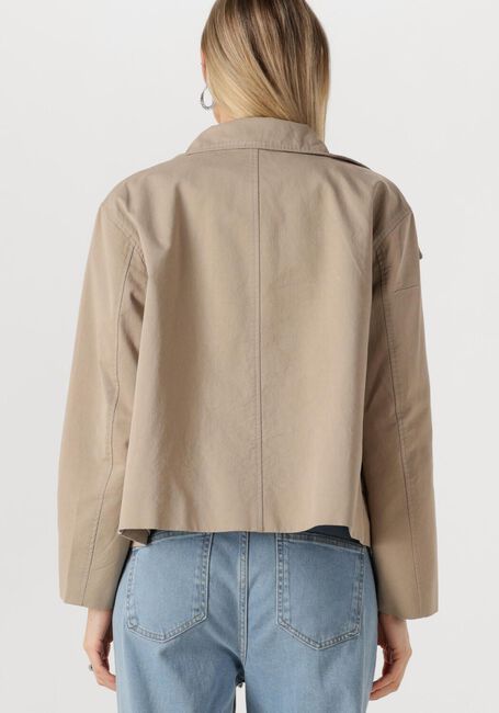 Taupe OBJECT Mantel OBJGRO RE SHORT JACKET - large