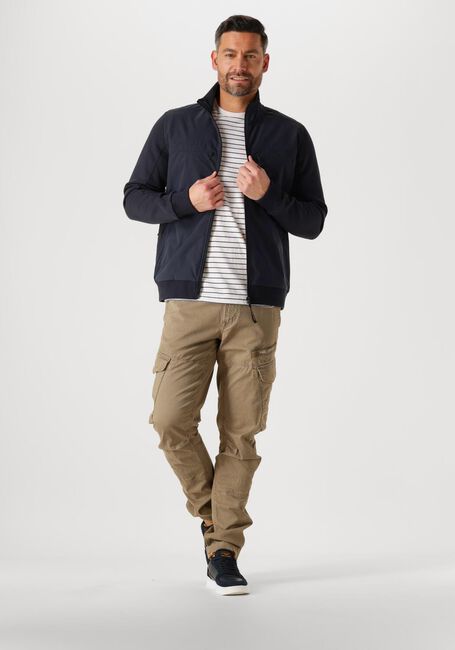 Blauwe PME LEGEND Jack ZIP JACKET SWEAT MIXED PADDED - large