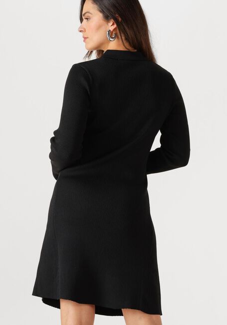 Zwarte Y.A.S. Midi jurk YASNAMA LS KNIT DRESS - large