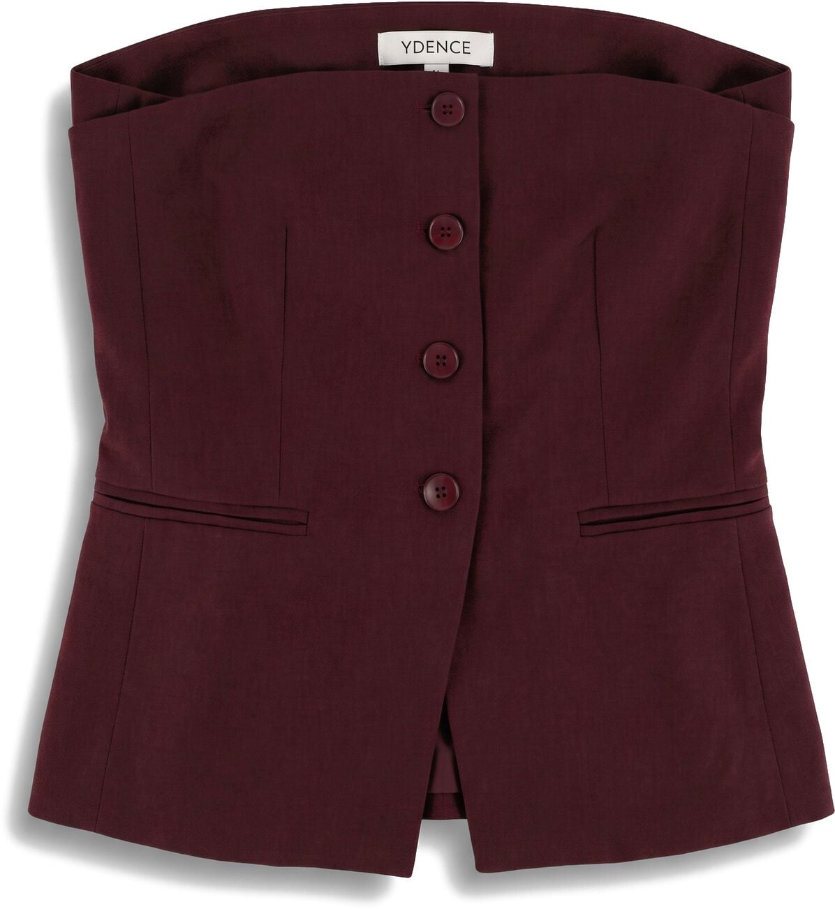 YDENCE Dames Tops & T-shirts Top Asher Bordeaux