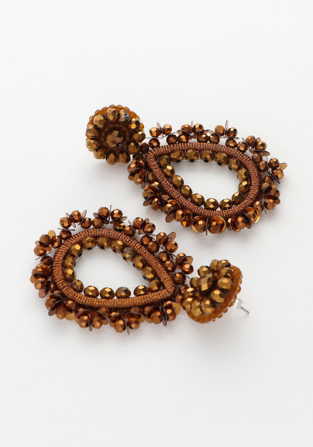 Bronskleurig PAULIE POCKET Oorbellen AURELIE EARRINGS - large