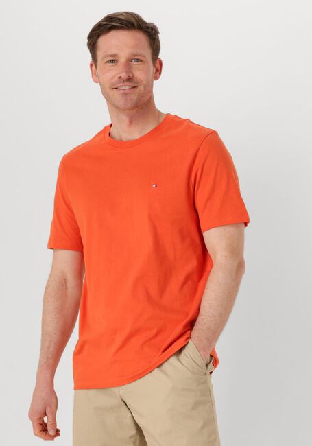 Oranje TOMMY HILFIGER T-shirt ESS SEASONAL REG FIT SOLID TEE - large
