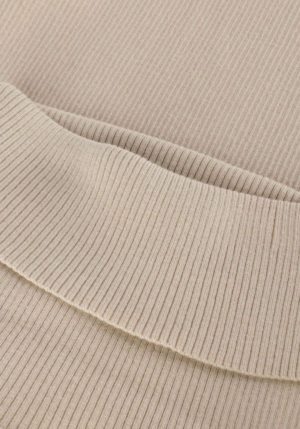 Beige CALVIN KLEIN Coltrui WOVEN LABEL ROLL NECK SWEATER - large