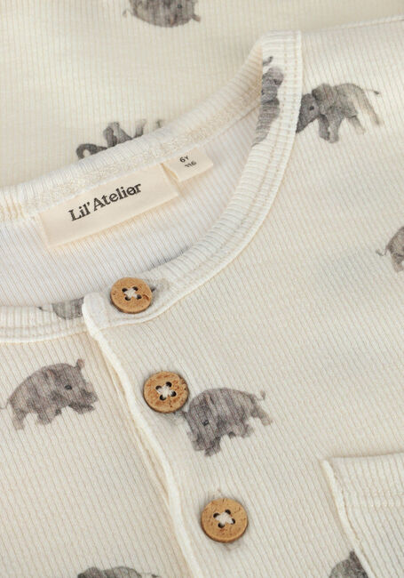 Beige LIL' ATELIER Polo / T-shirt NMMGAVO EVO LS SLIM TOP LIL - large