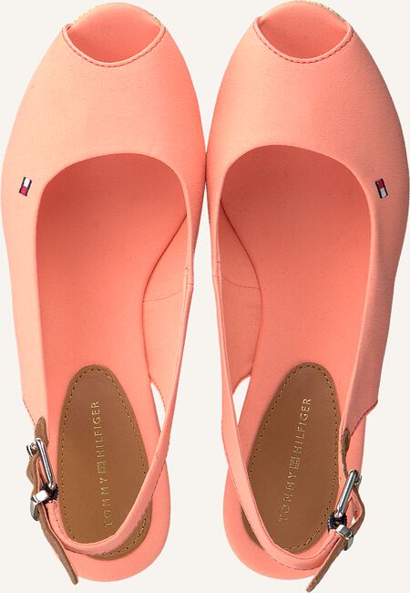 Roze TOMMY HILFIGER Espadrilles ICONIC ELBA SLING BACK WEDGE Roze TOMMY HILFIGER Espadrilles ICONIC ELBA SLING BACK WEDGE - large