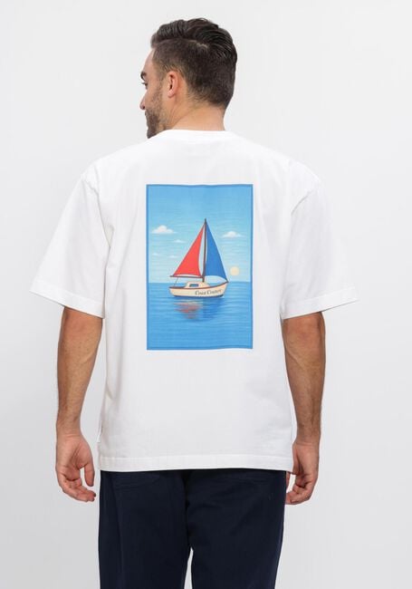 Witte POCKIES T-shirt SAILING TEE - large