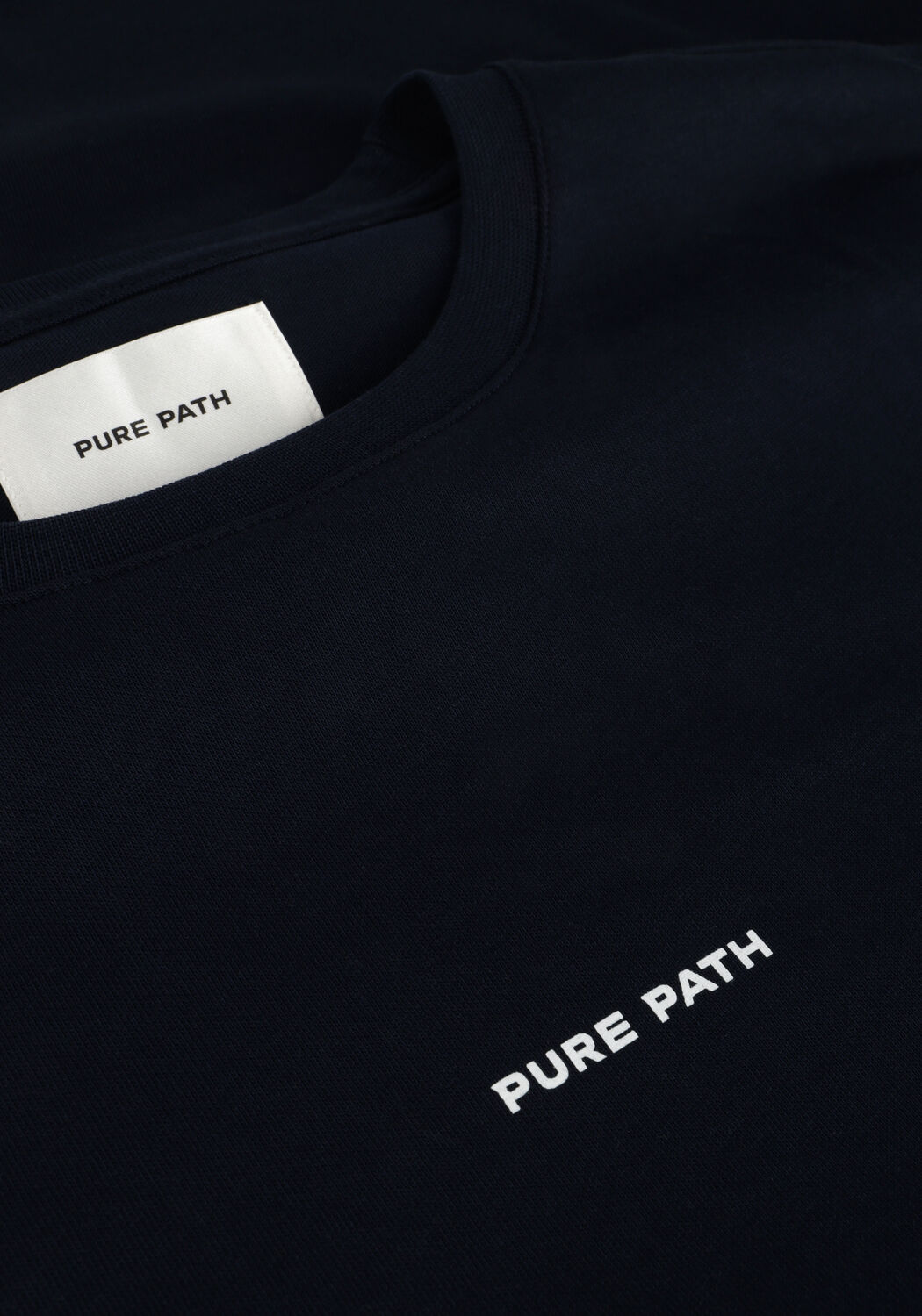 Donkerblauwe PURE PATH T-shirt ESSENTIAL LOGO T-SHIRT - large