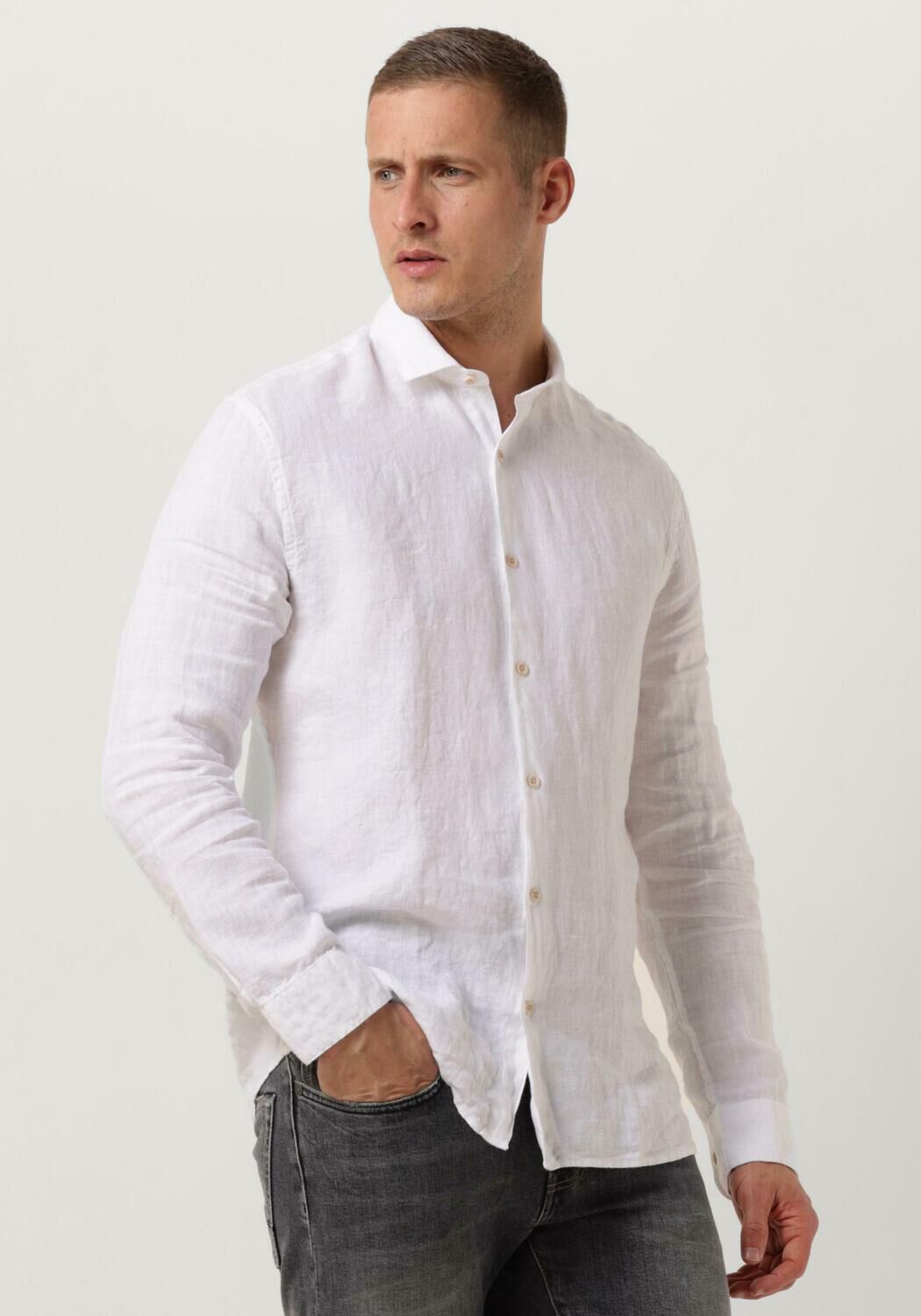 The GoodPeople Heren Overhemden Soho White Heren
